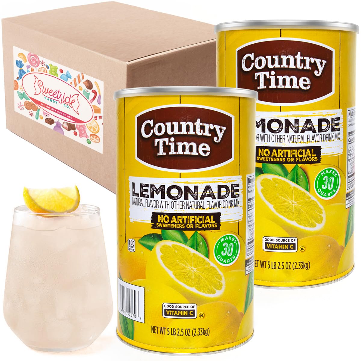 Amazon.com : Powdered Lemonade Drink Mix- CountryTime Refreshing